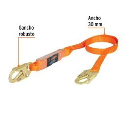 Linea de Vida con absorbedor de impacto, MFA 1632kg, Certificacion ANSI, CAB-5430-18-A 10510 Truper - Truper 2