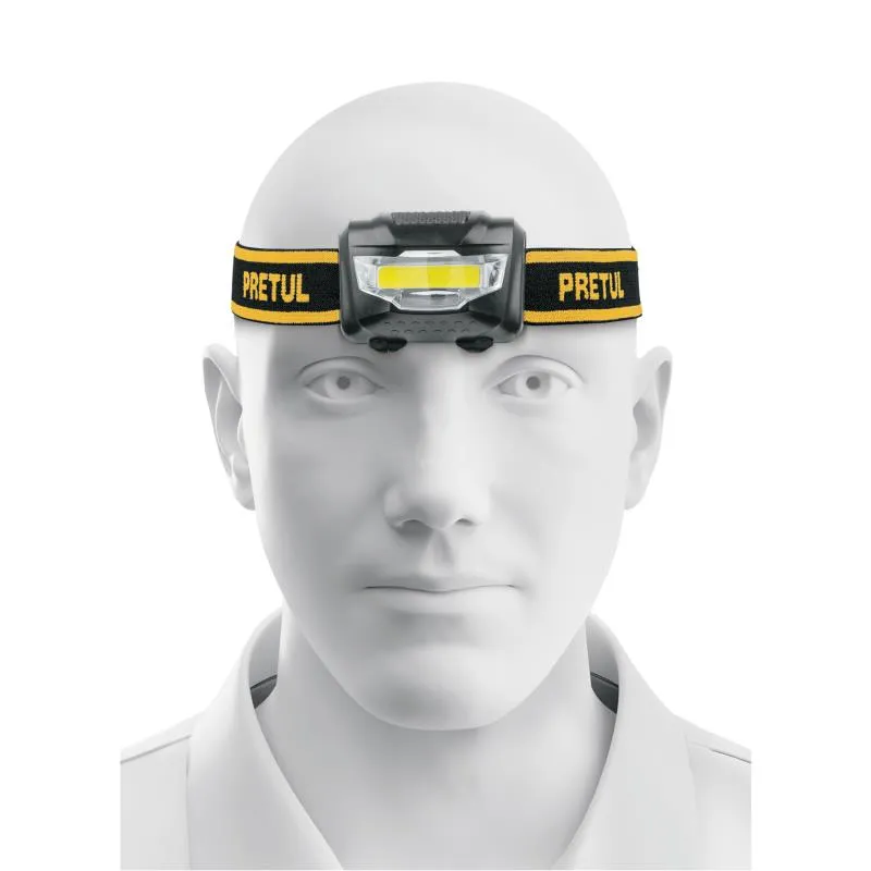 Linternas de Minero 40lm 14m 3PilasAAA Plastico Pretul 27083 - Pretul 1