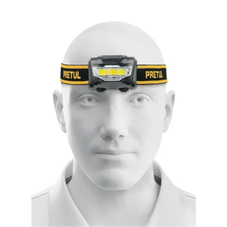 Linternas de Minero 40lm 14m 3PilasAAA Plastico Pretul 27083 - Pretul 1