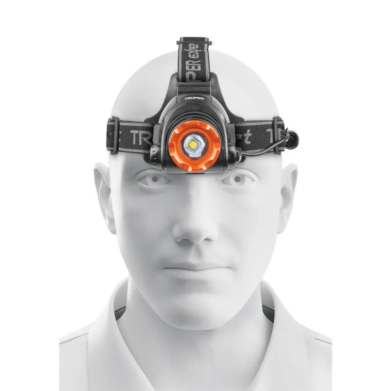Linternas de Minero 800lm 200m 4PilasAA ABS Aluminio Truper 11853 - Truper 1
