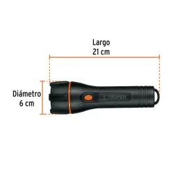 Linternas LED 180lm AltaIntensidad 200m 40H 2PilasD Truper 13019 - Truper 4