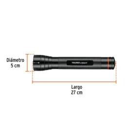 Linternas LED 850lm AltaPontencia 450m 40H 3PilasD Aluminio Truper 18814 - Truper 6