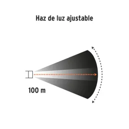 Linternas LED 40lm 100m 6H 1PilasAA Aluminio Truper 17256 - Truper 2