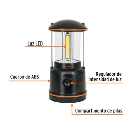 Linternas Led de Campamento 550lm 16m Tipo Farol Pilas3D Truper 10760 - Truper 2